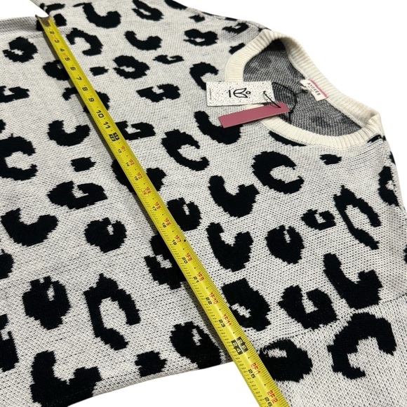 NEW Andree by Unit Leopard Print Woolblend Comfy Oversized Sweater Size 1X - Picture 8 of 9